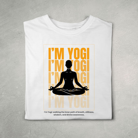 I'm Yogi (White)