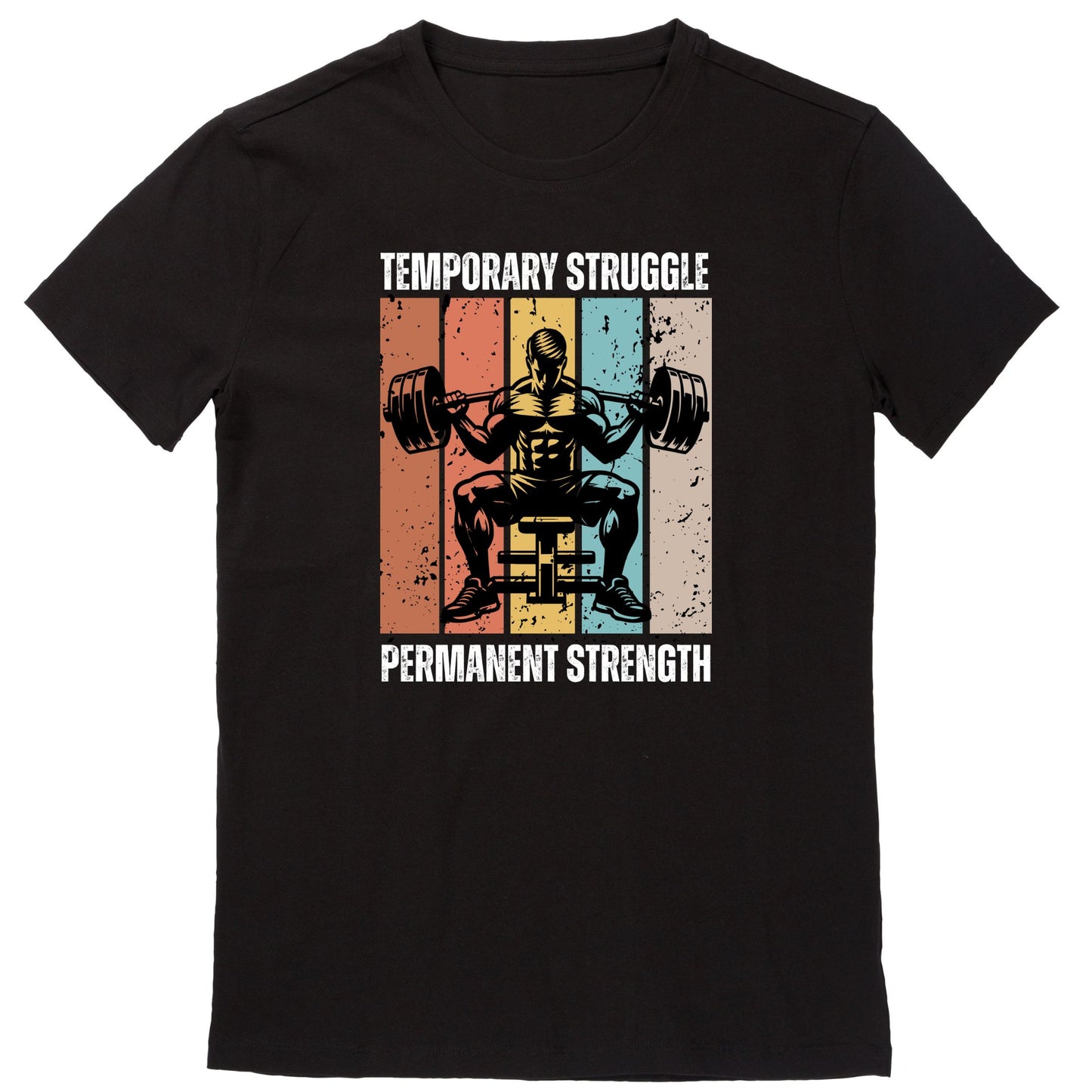 Temporary Struggle. Permanent Strength (He) (Black)
