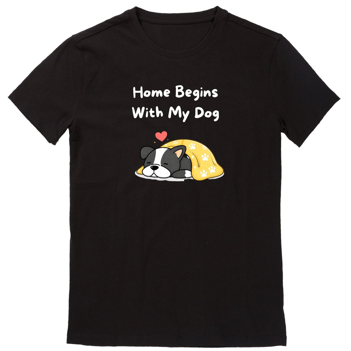 Home Begins With My Dog (Black)